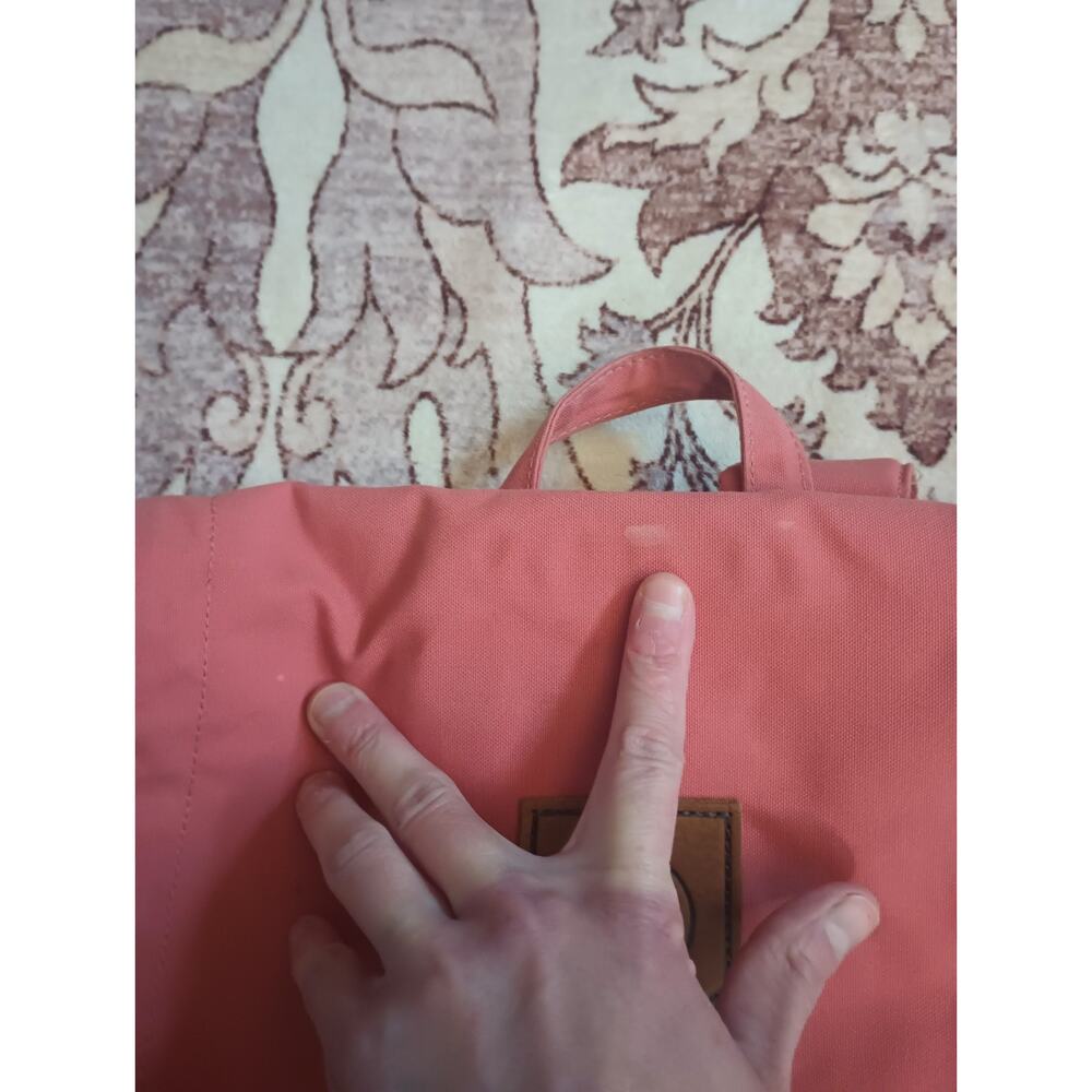 Fjallraven Foldsack No 1 Satchel Backpack Vinyl Pink Outdoor School Hiking - Picture 3 of 16